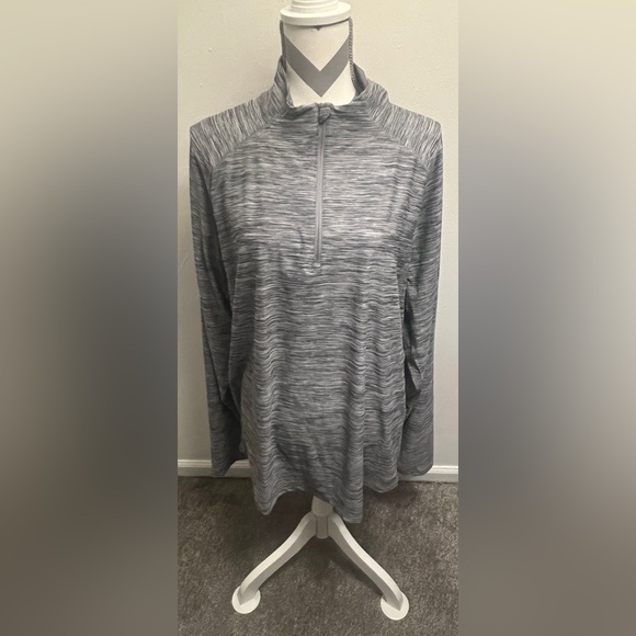 all in motion Jackets & Blazers - All in Motion‎ Women's Activewear Zip Up Pullover Black/Gray. Sz XXL NWT